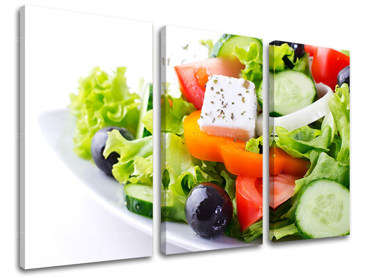 3dílná nástěnná malba KUCHYNĚ KU018E30