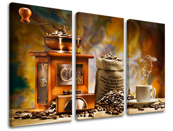 3dílná nástěnná malba KUCHYNĚ KU041E30