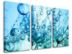 3dílná nástěnná malba KVĚTINY KV060E30