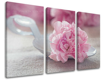 3dílná nástěnná malba KVĚTINY KV100E30