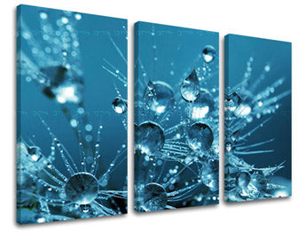 3dílná nástěnná malba KVĚTINY KV101E30