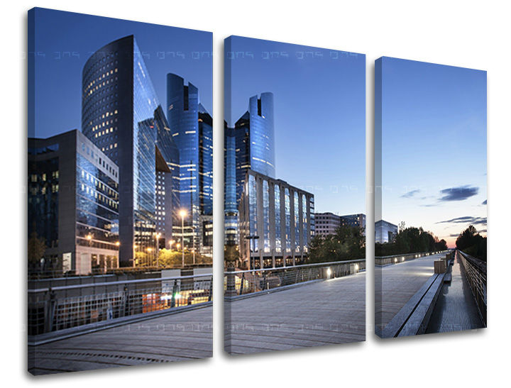 3dílná nástěnná malba CITY ME111E30