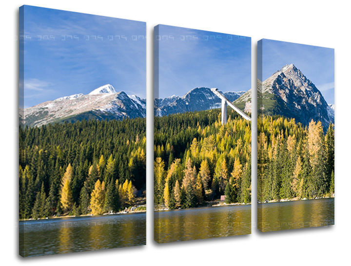 Nástěnná malba 3 díly SLOVENSKO SK004E30