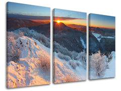 3dílná nástěnná malba SLOVENSKO SK007E30