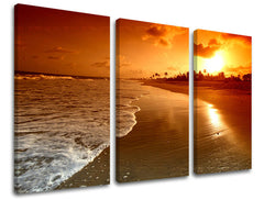 Nástěnná malba 3 díly WEST SLNKA ZS025E30
