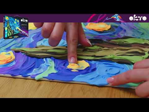 OKTO Kreativní 3D sada "Hvězdné nebe" 30 x 40 cm