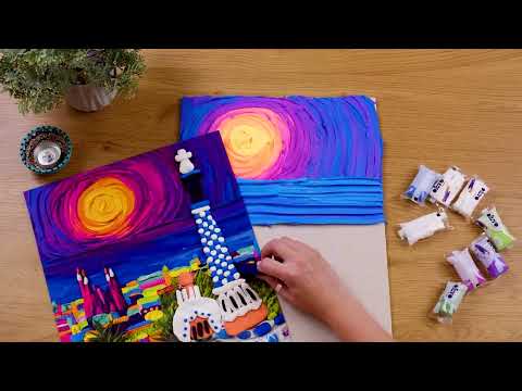 Kreativní 3D sada OKTO "Park Guell v Barceloně" 30 x 40 cm