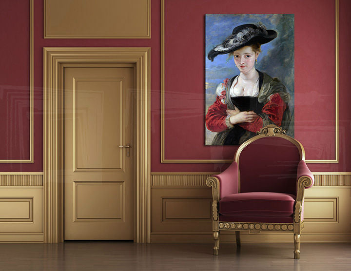 Obraz na plátně LE CHAPEAU DE PAILLE - Peter Paul Rubens REP180