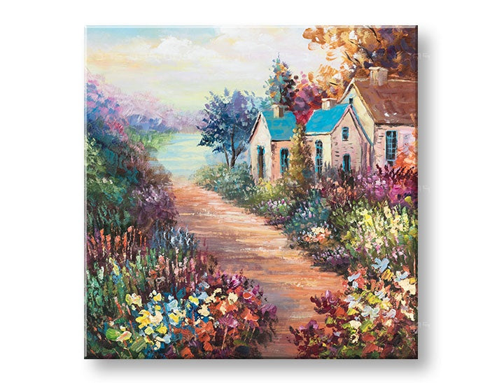 Malovaný nástěnný obraz KRAJINA 1 díl CFALN003 - 70x70 cm