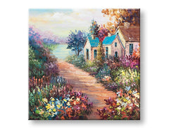 Malovaný nástěnný obraz KRAJINA 1 díl CFALN003 - 70x70 cm