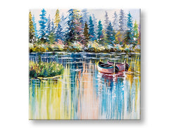 Malovaný nástěnný obraz KRAJINA 1 díl CFALN013 - 60x60 cm