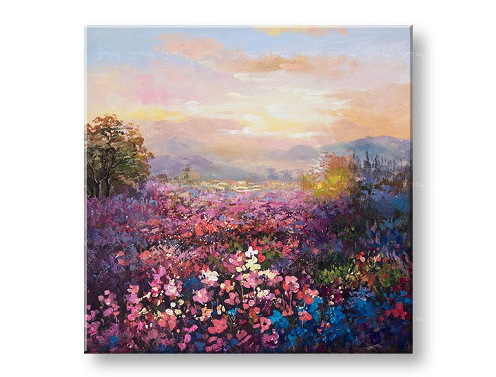 Malovaný nástěnný obraz KRAJINA 1 díl CFALN018 - 70x70 cm