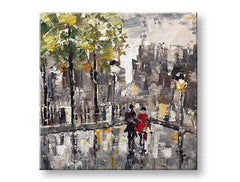 Malovaný nástěnný obraz TRANSITION 1 díl 70x70 cm CFAZH2708E1