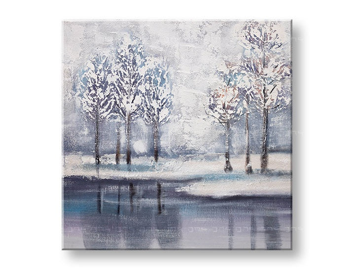 Malovaný nástěnný obraz STROMY 1 díl 60x60 cm CFAZH4727AE1