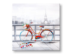 Malovaný nástěnný obraz PAŘÍŽ 1 díl CFAZH5419E1 - 50x50 cm