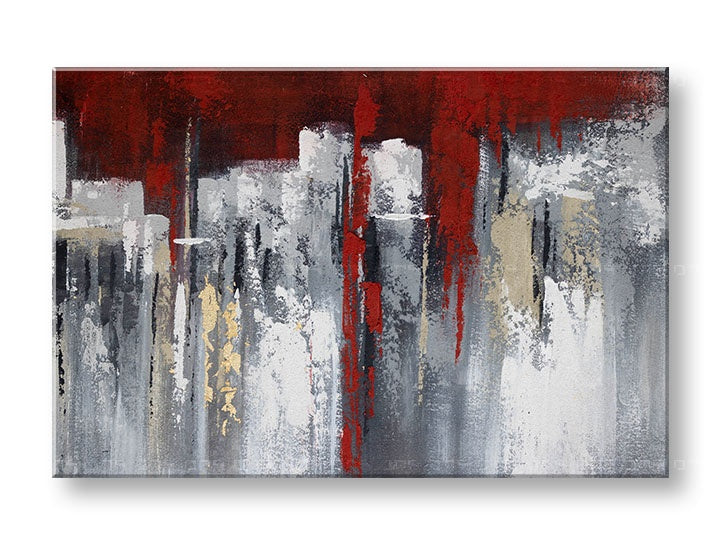 Malovaná nástěnná malba ABSTRAKT 1 díl 90x60 cm CFAZH5448E1