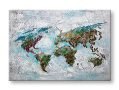 Malovaný nástěnný obraz ZEMĚ 1 díl 100x70 cm CFAZH5578E1