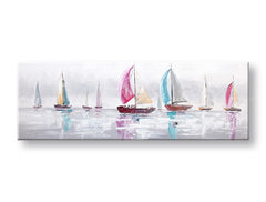 Malovaný nástěnný obraz LODE 1 díl CFAZH5842CME1 - 120x40 cm