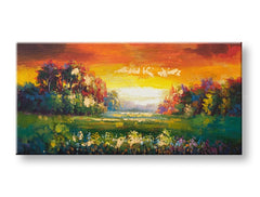 Malovaný nástěnný obraz LUKE 1 díl 100x50 cm CFAZH6429E1