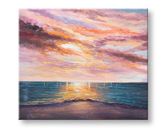 Malovaný nástěnný obraz WEST SLNKA 1-dílný 70x60 cm CFAZH6434E1