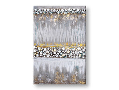 Malovaný nástěnný obraz ABSTRAKT 1 díl 60x90 cm CWF1014W-3E1