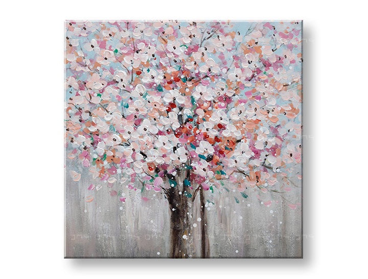 Malovaný nástěnný obraz STROM 1 díl 60x60 cm CWF11026WE1