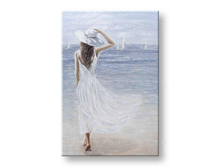 Malovaný nástěnný obraz ŽENA A VÍCE 1 díl 60x90 cm CWF11071SDE1