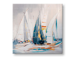 Malovaný nástěnný obraz ABSTRAKT 1 díl CWF11267WE1 - 80x80 cm