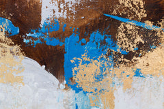 Ručně malovaný obraz na plátně s motivem náboženský motiv v bílo-hnědých odstínech, sofistikovaná atmosféra, vhodný do kanceláře | Malovaný obraz na stěnu ABSTRAKT – produkt