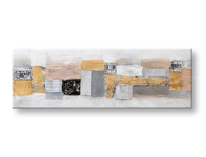 Malovaná nástěnná malba ABSTRAKT 1 díl 120x40 cm CWF1137L-145E1