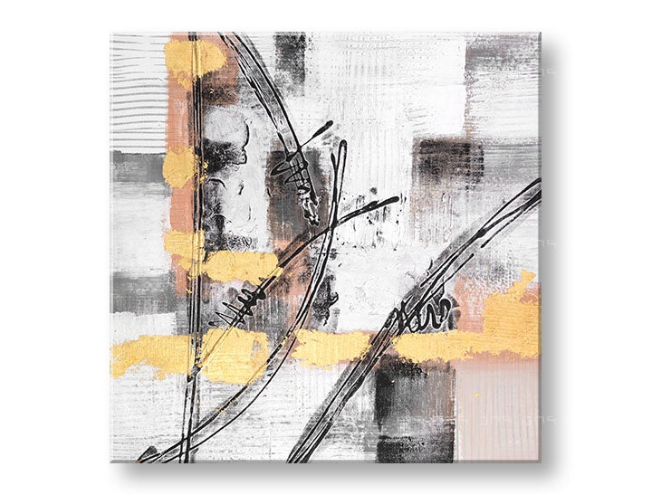 Malovaný nástěnný obraz ABSTRAKT 1 díl CWF1144L1E1 - 60x60 cm