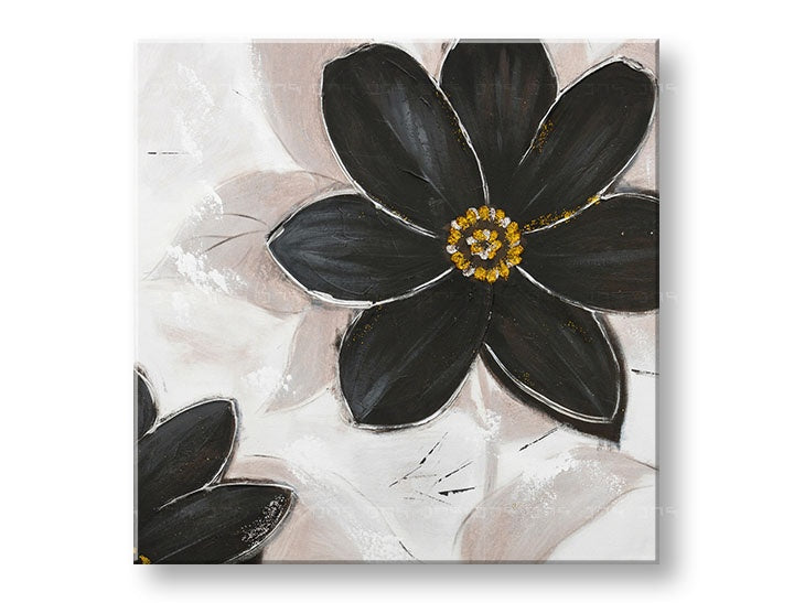 Malovaný nástěnný obraz KVĚTINY 1 díl CWF1184WE1 - 70x70 cm