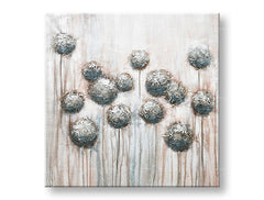 Malovaný nástěnný obraz KVĚTINY 1 díl CWF1210HE1 - 70x70 cm