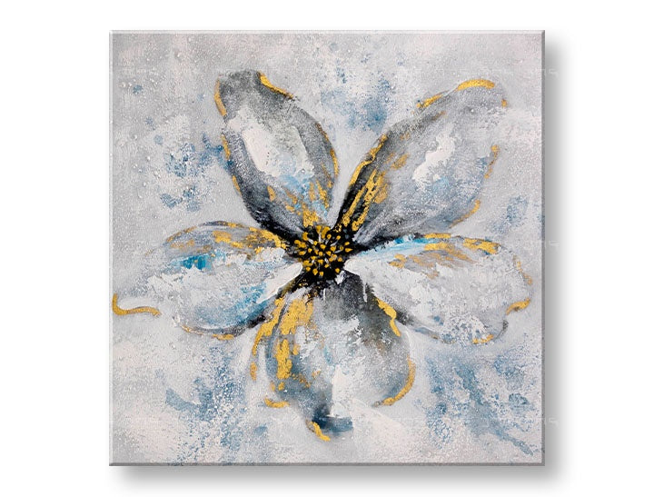 Malovaný nástěnný obraz KVĚTINY 1 díl 50x50 cm CWF12733HE1