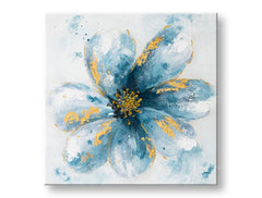 Malovaný nástěnný obraz KVĚTINY 1 díl CWF1274HE1 - 50x50 cm