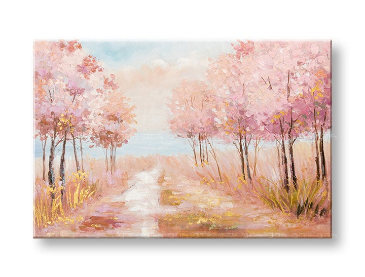 Malovaný nástěnný obraz STROMY 1 díl CWF1538WE1 - 60x90 cm