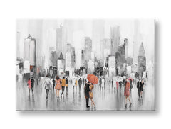 Malovaný nástěnný obraz LIDÉ 1 díl CWF1690SDE1 - 120x80 cm