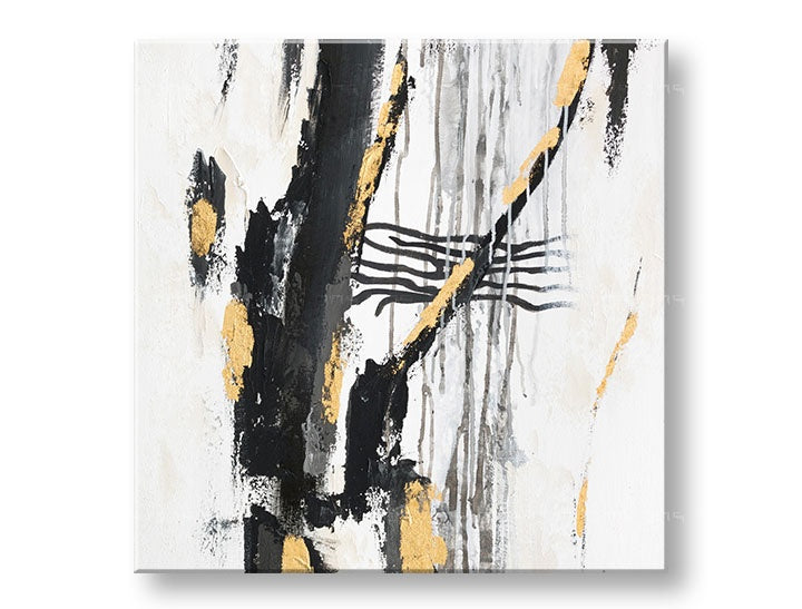 Malovaná nástěnná malba ABSTRAKT 1 díl CWF18934HE1 - 60x60 cm