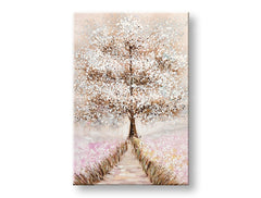 Malovaná nástěnná malba STROM 1 díl CWF1985WE1 - 60x90 cm