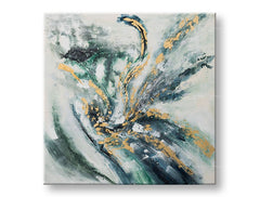 Malovaný nástěnný obraz ABSTRAKT 1 díl CWFAB035 - 100x100 cm