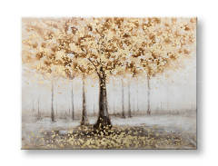 Malovaný nástěnný obraz STROM 1 díl YOBCWFTR047 - 120x90 cm