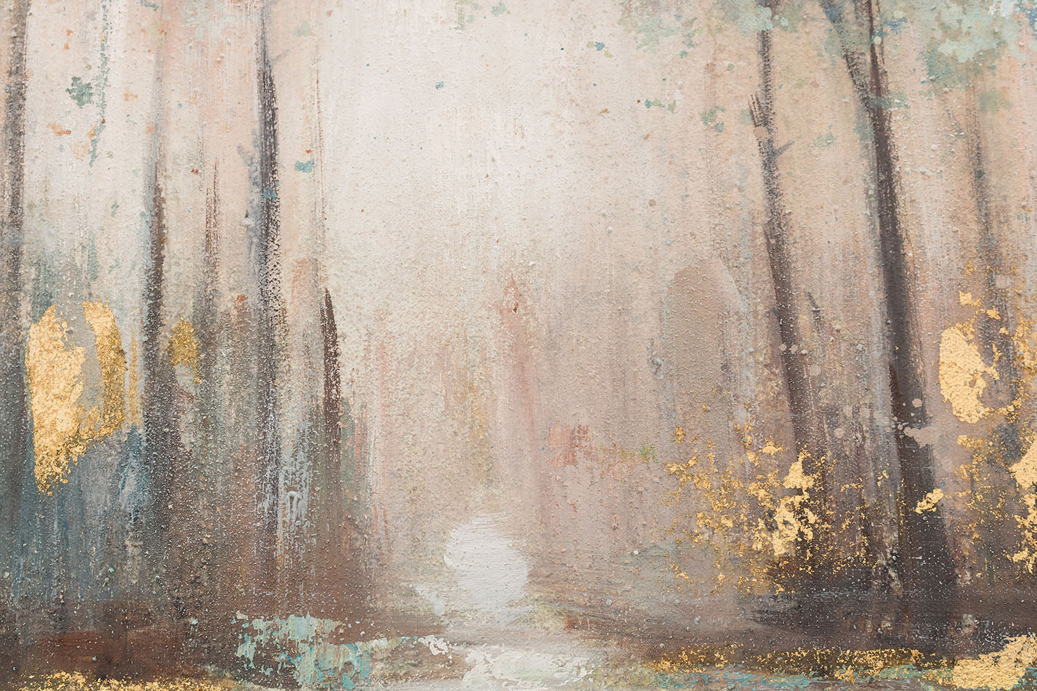 Ručně malovaný obraz na zeď STROMY 80x120 cm