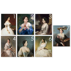 Vintage obraz na plátně s motivem žena, růže, šaty, lidé v béžovo-modrých odstínech, klidná atmosféra, příroda a romantika, vhodný do pracovny – produkt, pohled 2