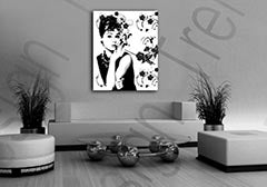 Ručně malovaný obraz POP Art Sleva -15% Audrey Hepburn ah4