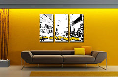 Ručně malovaný obraz POP Art NEW YORK 3 díly 0107 nyc