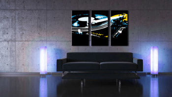 Ručně malovaný obraz POP Art DJ 3 kusů dj3