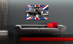 Ručně malovaný obraz POP Art MINI COOPER 3dílný mini2