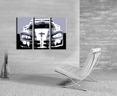 Ručně malovaný obraz POP Art Dodge Viper GTS 3dílná VIP