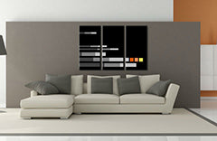 Ručně malovaný obraz POP Art NOVÝ obraz POP Art 3 díly np