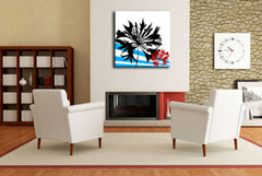 Ručně malovaná květina POP Art 1 díl flo3